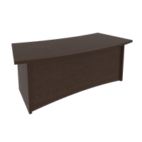 Стол руководителя криволинейный First KSR-3 (венге Цаво)